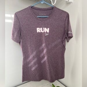 Brooks Women's Heathered Purple Run Tee